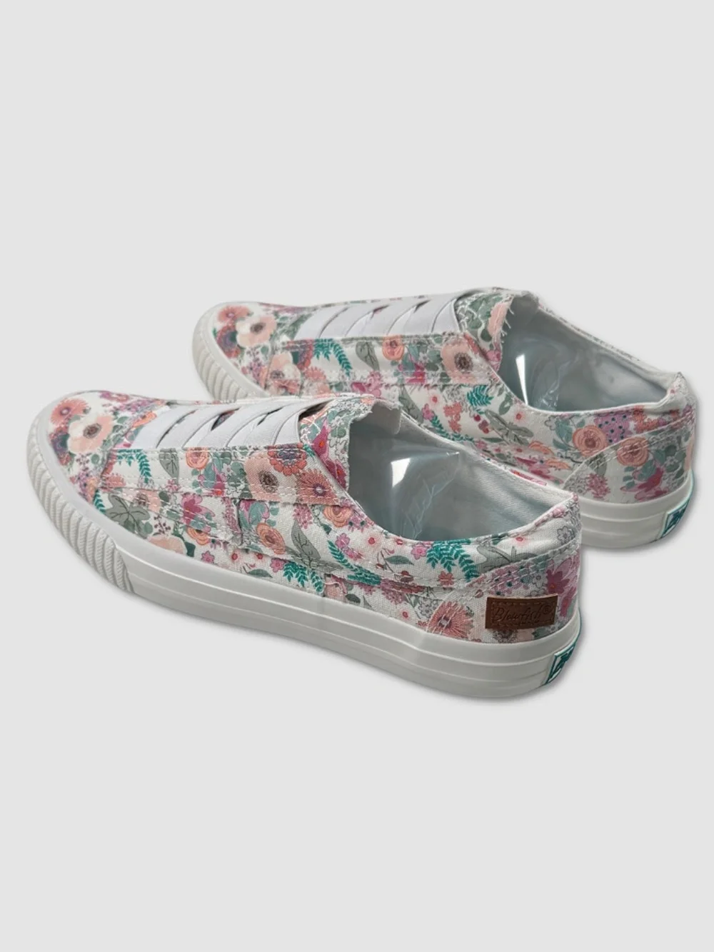 Blowfish Malibu‎ Floral Canvas Slip-On Sneakers - NEW - Womens 7.5 - #49106-H5